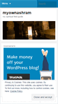 Mobile Screenshot of myownashram.wordpress.com