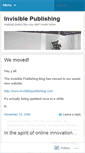 Mobile Screenshot of invisiblepublishing.wordpress.com