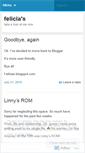 Mobile Screenshot of feliciagyh.wordpress.com