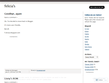 Tablet Screenshot of feliciagyh.wordpress.com
