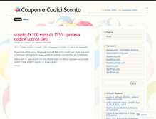 Tablet Screenshot of couponesconti.wordpress.com