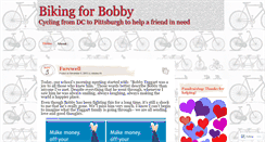 Desktop Screenshot of bikingforbobby.wordpress.com