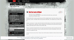 Desktop Screenshot of hioctanechic.wordpress.com