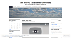 Desktop Screenshot of followthesummer.wordpress.com