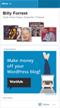 Mobile Screenshot of billyforrest.wordpress.com