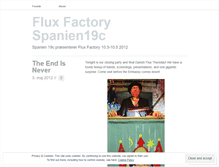 Tablet Screenshot of fluxfactoryspanien19c.wordpress.com