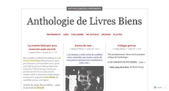 Desktop Screenshot of anthologiedelivresbiens.wordpress.com