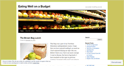 Desktop Screenshot of eatingwellonabudget.wordpress.com