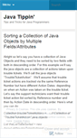 Mobile Screenshot of javatippin.wordpress.com