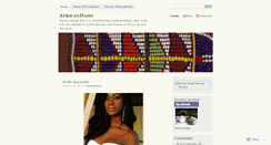 Desktop Screenshot of africandamu.wordpress.com