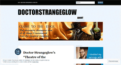 Desktop Screenshot of doctorstrangeglow.wordpress.com