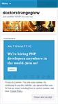 Mobile Screenshot of doctorstrangeglow.wordpress.com