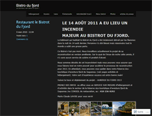 Tablet Screenshot of bistrodufjord.wordpress.com