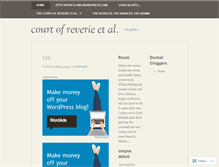 Tablet Screenshot of courtofreverie.wordpress.com