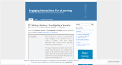 Desktop Screenshot of engaginginteractions.wordpress.com