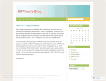 Tablet Screenshot of hpfilms.wordpress.com