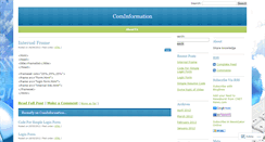 Desktop Screenshot of cominformation.wordpress.com