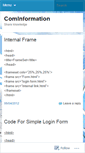 Mobile Screenshot of cominformation.wordpress.com