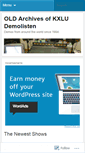Mobile Screenshot of demolisten.wordpress.com