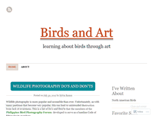 Tablet Screenshot of dogsbirdsart.wordpress.com