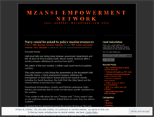 Tablet Screenshot of mzansiempowermentnetwork.wordpress.com