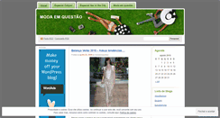 Desktop Screenshot of modaemquestao.wordpress.com