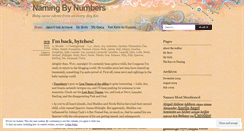 Desktop Screenshot of namingbynumbers.wordpress.com