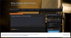 Desktop Screenshot of elviscristianpitesti.wordpress.com