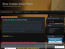 Tablet Screenshot of elviscristianpitesti.wordpress.com