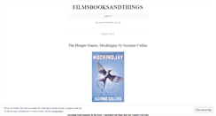 Desktop Screenshot of filmsbooksandthings.wordpress.com