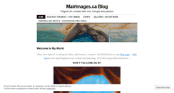 Desktop Screenshot of mairimages.wordpress.com