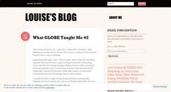 Desktop Screenshot of globelouise.wordpress.com