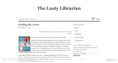 Desktop Screenshot of lustylibrarian.wordpress.com