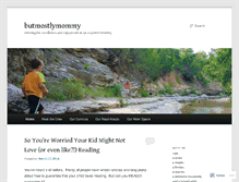 Tablet Screenshot of butmostlymommy.wordpress.com