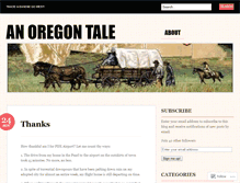 Tablet Screenshot of anoregontale.wordpress.com