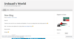 Desktop Screenshot of irshaad.wordpress.com