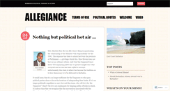 Desktop Screenshot of barbadosallegiance.wordpress.com
