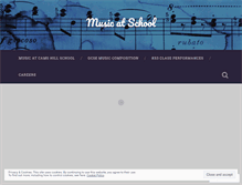 Tablet Screenshot of musicatschool.wordpress.com