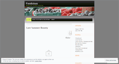 Desktop Screenshot of foodicious.wordpress.com