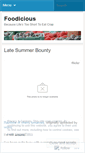 Mobile Screenshot of foodicious.wordpress.com