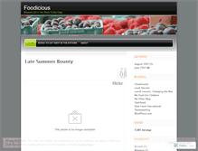 Tablet Screenshot of foodicious.wordpress.com