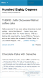 Mobile Screenshot of hundredeightydegrees.wordpress.com