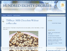 Tablet Screenshot of hundredeightydegrees.wordpress.com