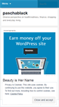 Mobile Screenshot of paschablack.wordpress.com