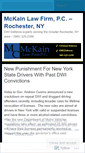 Mobile Screenshot of mckainlaw.wordpress.com