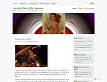 Tablet Screenshot of angrygrayrainbows.wordpress.com