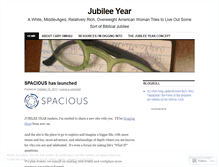 Tablet Screenshot of jubileeyear.wordpress.com