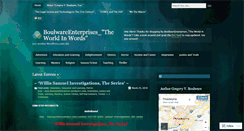 Desktop Screenshot of boulwareenterprises.wordpress.com
