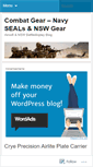 Mobile Screenshot of combatgear.wordpress.com