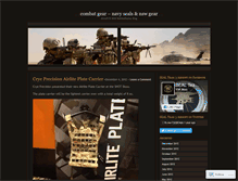 Tablet Screenshot of combatgear.wordpress.com